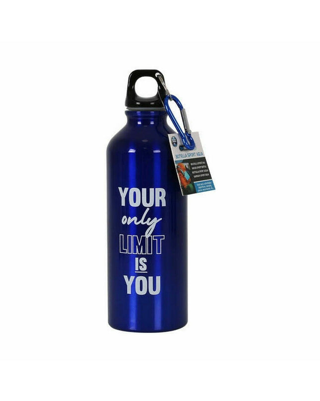 Six Bewinner aluminium thermos bottles, 500 ml, suitable for outdoor camping and hiking, displayed standing upright.