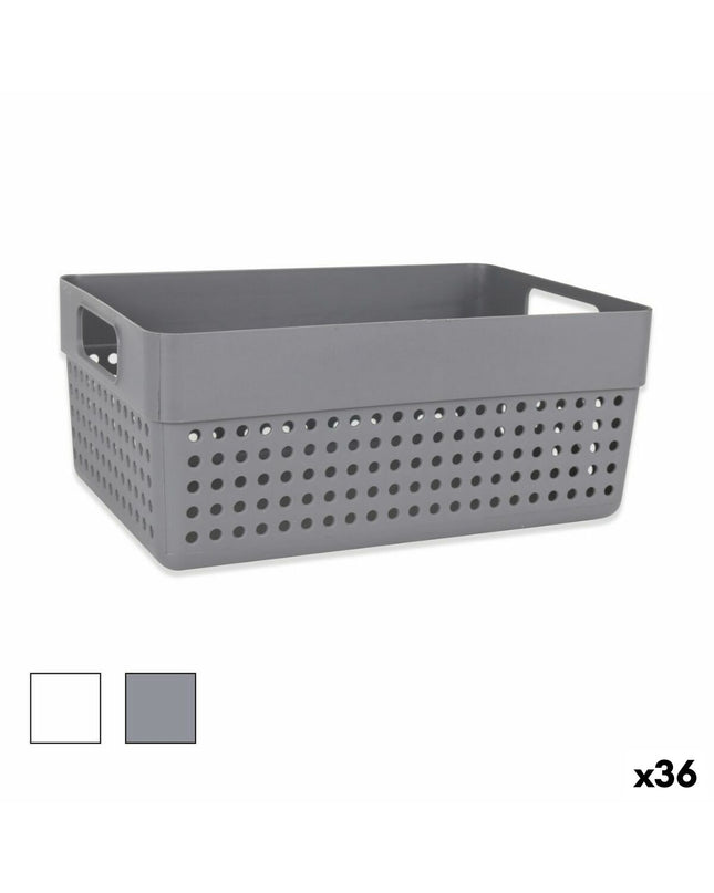 Confortime versatile laundry and bath basket, 23.5 x 15.5 x 10 cm, set of 36, suitable for home and bathroom use