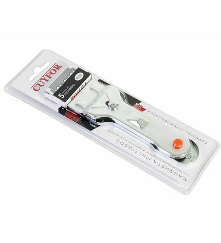 Cuyfor scraper tools set with 24 pieces, ideal for home cleaning and household chores, no background, close-up view