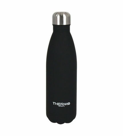 Set of six ThermoSport Soft Touch 500 ml thermos bottles for sports, outdoor activities, camping, and hiking.