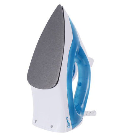 Six Basic Home 1200W steam irons for home use, featuring ergonomic handles and adjustable temperature controls.
