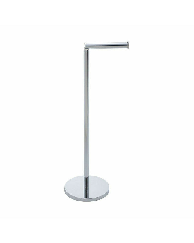 Set of six Confortime silver steel toilet paper holders, 42 x 15 cm, designed for bathroom decor and functionality.