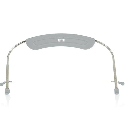 Quttin plastic cake slices, 33x16.5 cm, set of 24, used for baking and serving cakes in the kitchen.