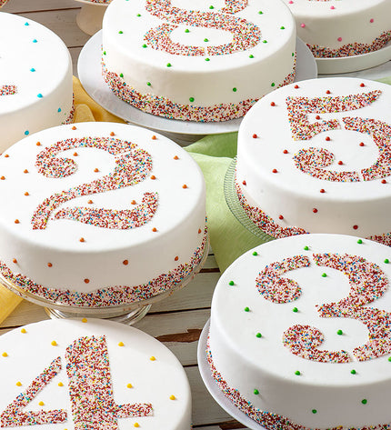 Algon Taartsjabloon cijfer 3, set van 36 nummerbakvormen voor koek en cake decoratie, geschikt voor huis en koken.