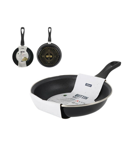 Set of six Quttin Pan Avin kitchen utensils with wooden handles, suitable for cooking and household use.