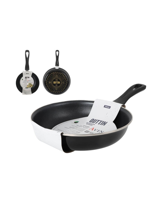Set of six Quttin Avin kitchen utensils with wooden handles, ideal for house and cooking tasks, shown on a plain background.