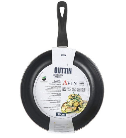 Set of six Quttin Avin kitchen utensils, including spatulas and spoons, displayed on a white background for home cooking.