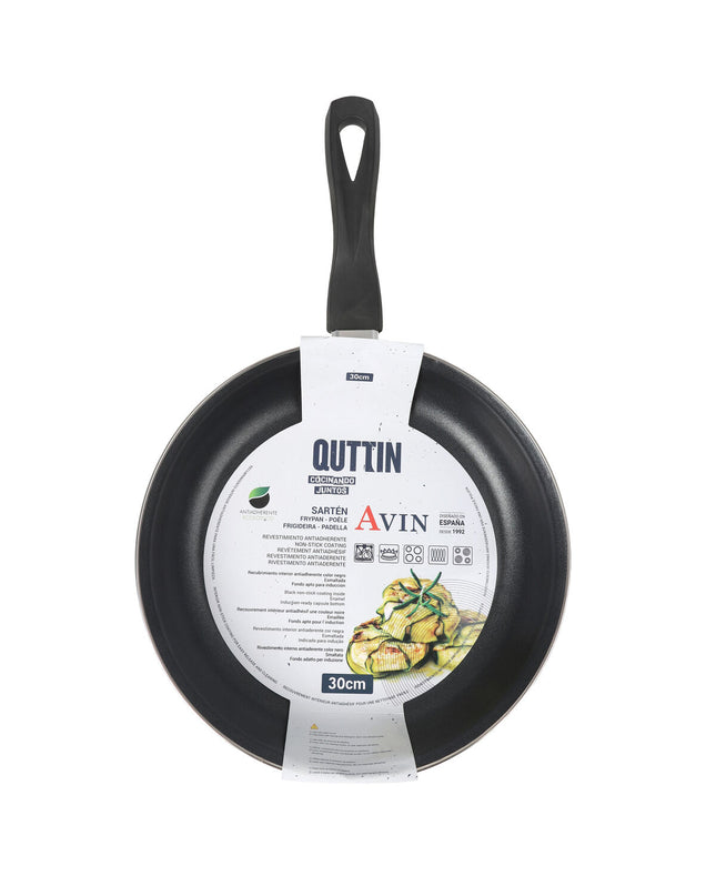 Set of six Quttin Avin kitchen utensils, including spatulas and spoons, displayed on a white background for home cooking.