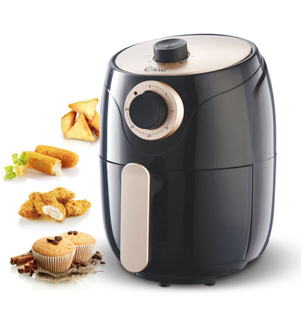 Kiwi luchtfriteuse 1000W, 2L capaciteit, compact elektrische keukenapparaat for healthy frying in a modern kitchen