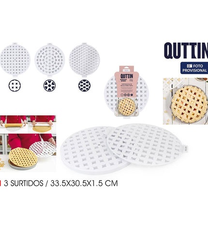 Quttin Celosia baking cookie cutters set with six different shapes for home baking and cake decorating.