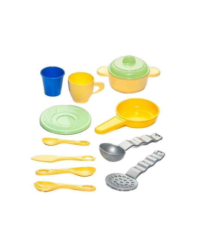 Moltó speelgoedkeuken imiteerspel met 68 cm lengte, includes realistic stove, sink, and accessories for imaginative play.