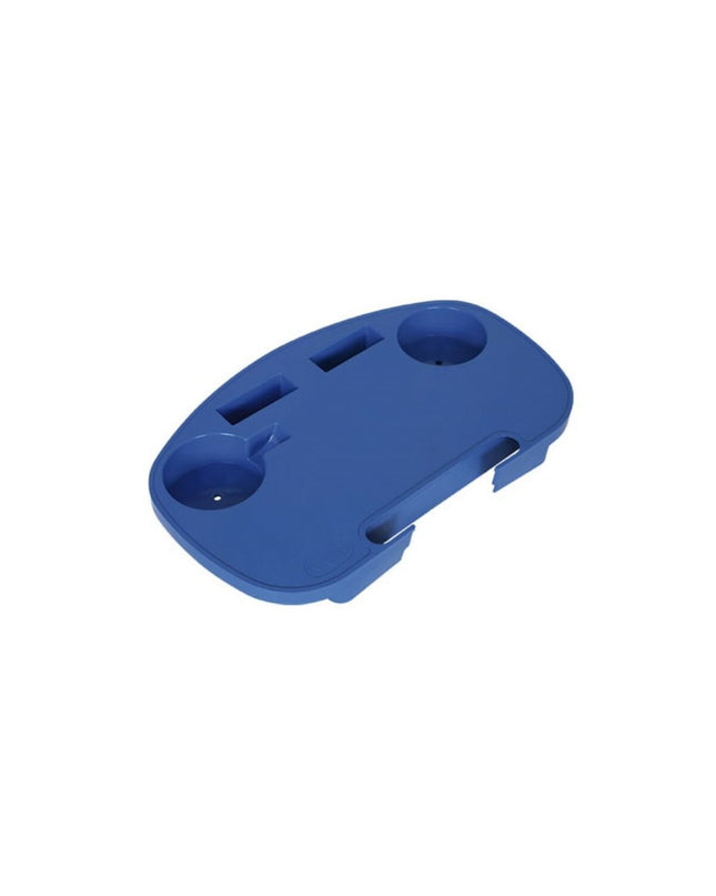 BigBuy Outdoor blue pistachio camping table, 23x37x4 cm, lightweight and durable for outdoor activities and hiking.
