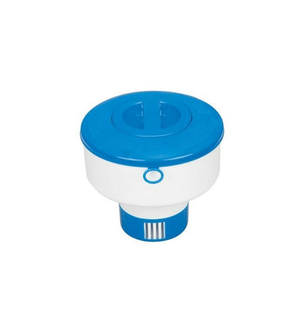 Intex floating chlorinator dispenser for pools and jacuzzis, 17.8 cm, designed for garden pools and spa maintenance.