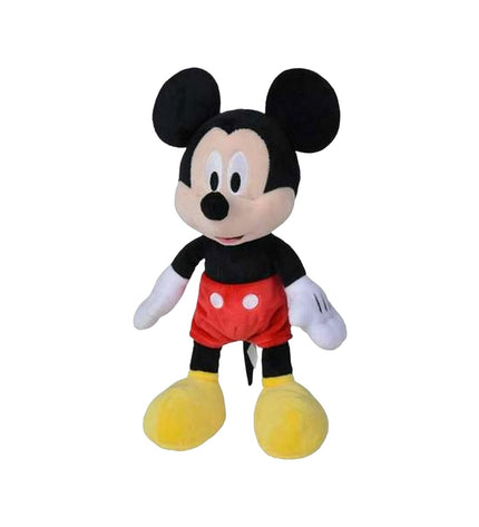 Colorful Mickey Mouse plush toy, 25 cm soft stuffed animal from Mickey Mouse, ideal for children’s play and cuddling.
