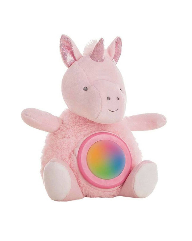 Pink unicorn plush toy for babies, 20cm from BigBuy Fun, soft and cuddly, perfect for young children.