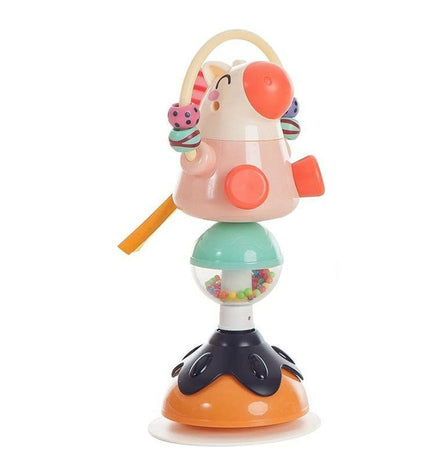 Baby sensory rattle with suction cup featuring horse design, 25x12 cm, from BigBuy Fun, ideal for young children’s play.