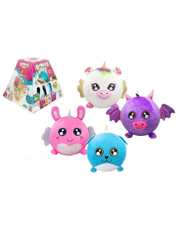 Colorbaby Biggies inflatable plush toy, 51.5 cm soft stuffed animal for children, colorful and cuddly plaything.