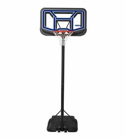 Lifetime basketball basket for outdoor sports, featuring sturdy construction and a classic design suitable for outdoor basketball play.
