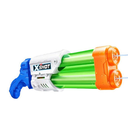 Zuru X-Shot Small Quad Stream Waterpistol toy for outdoor play, featuring a compact design with four water streams.