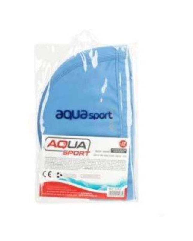 Aktive polyester active swim cap for watersport and outdoor activities, lightweight and snug-fitting sports headwear.