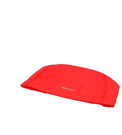 Aktive polyester sports and outdoor water sport swim cap with no background, designed for active water activities.