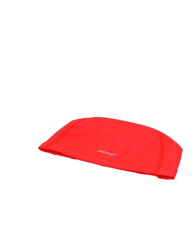 Aktive polyester sports and outdoor water sport swim cap with no background, designed for active water activities.