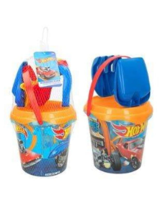 Hot Wheels strand speelgoedset with 18 cm cars and accessories for outdoor play and racing fun