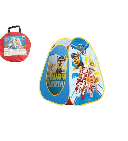 Paw Patrol children's camping tent, 75x75x90 cm, colorful play tent for kids, ideal for outdoor fun and imaginative adventures.