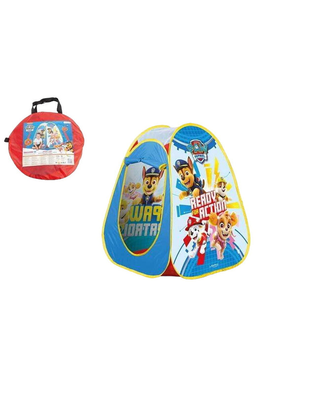 Paw Patrol children's camping tent, 75x75x90 cm, colorful play tent for kids, ideal for outdoor fun and imaginative adventures.