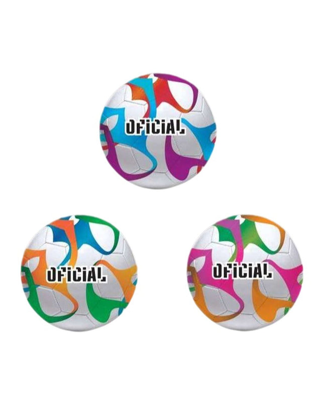 BigBuy Sport soccer ball for outdoor play, featuring a classic design, visible seams, and textured surface for better grip.