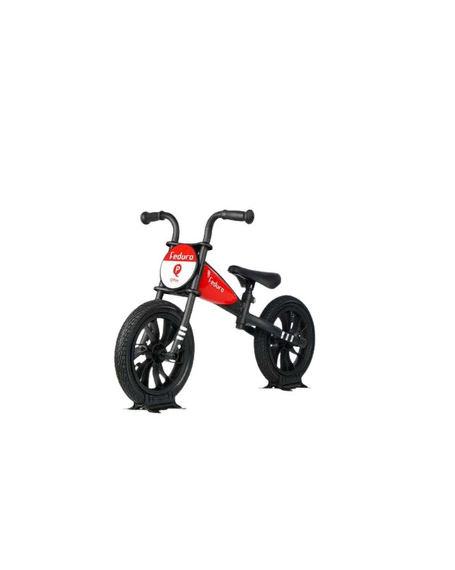 Red 12-inch Kinderfiets by BigBuy Fun, a children's toy bike with training wheels for outdoor play and active fun.