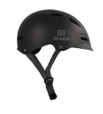 Qplay Kinderhelm in zwart, 52-58 cm, sport en outdoor fietshelm for kids, features adjustable straps and ventilation.