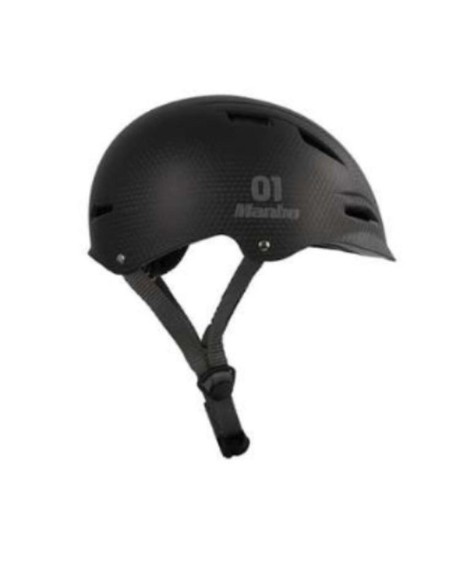 Qplay Kinderhelm in zwart, 52-58 cm, sport en outdoor fietshelm for kids, features adjustable straps and ventilation.