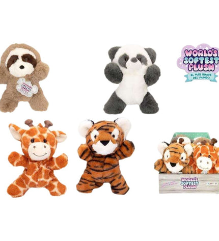 Colorbaby Beverly Hills plush stuffed toy, 28 cm soft plush doll from Colorbaby with colorful design and adorable face.