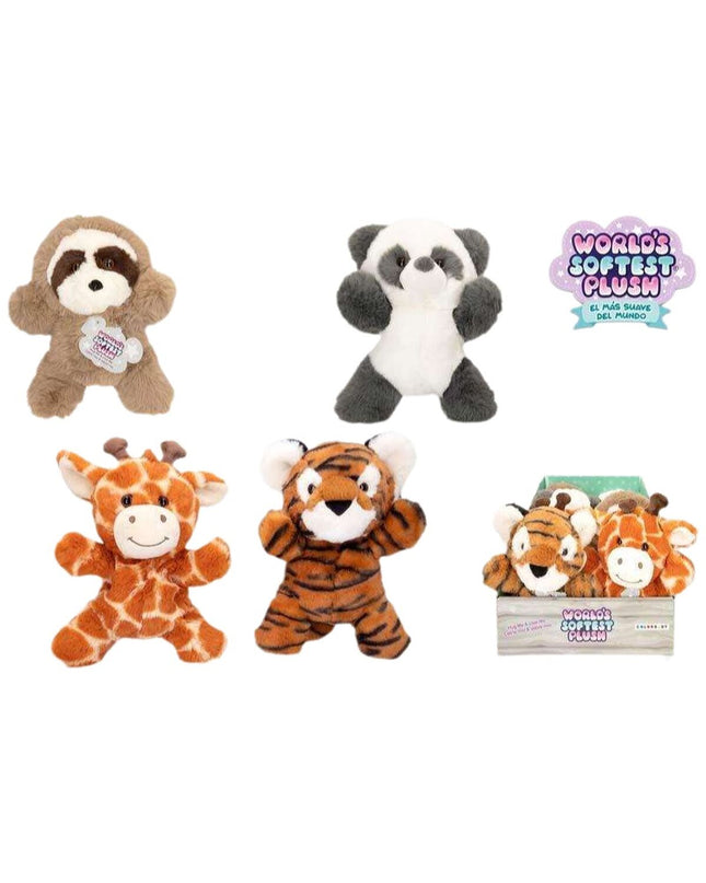Colorbaby Beverly Hills plush stuffed toy, 28 cm soft plush doll from Colorbaby with colorful design and adorable face.