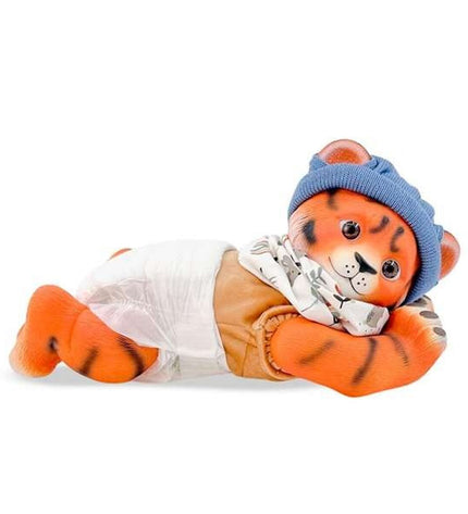 Soft Berjuan Anireal Tijger plush toy, 35 cm, adorable stuffed animal from the Speelgoed en games collection, perfect for children.