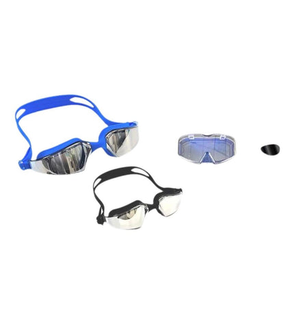 Aqua Sport polarized metal swim goggles for adults, suitable for outdoor water sports and aquatic activities.