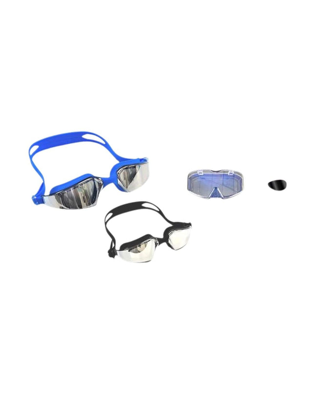 Aqua Sport polarized metal swim goggles for adults, suitable for outdoor water sports and aquatic activities.