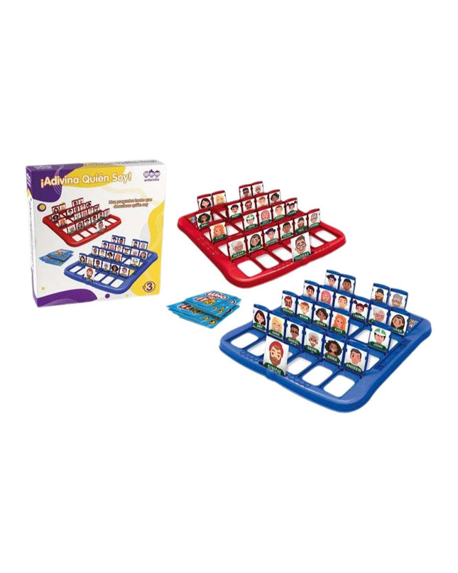 BigBuy Fun Adivina Quién Soy guessing game with colorful character faces and game components for fun family play.
