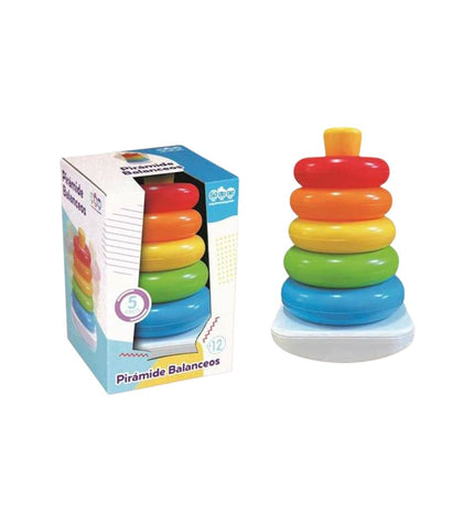 Colorful BigBuy Kids stacking blocks toy for babies, measuring 23x14x13 cm, designed for young children’s play and development.