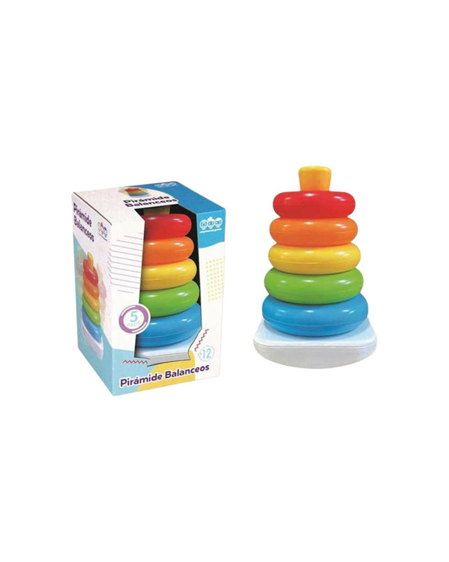 Colorful BigBuy Kids stacking blocks toy for babies, measuring 23x14x13 cm, designed for young children’s play and development.
