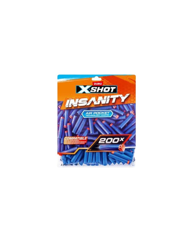 Zuru X-Shot Darts toy set with colorful foam darts for outdoor play and target shooting activities.