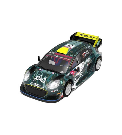Scalextric Ford Puma WRC Joker remote control police car toy on a plain background.