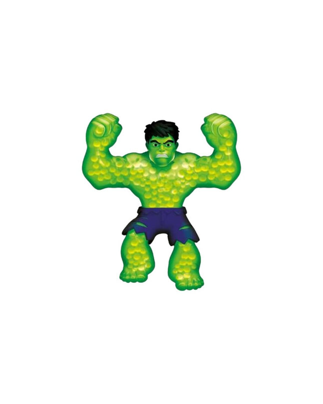 Bandai Marvel Glow Surge Hulk action figure, 13 cm tall, featuring green Hulk with glowing effects, detailed toy for kids and collectors