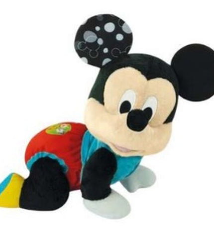 Soft Mickey Mouse plush toy from Disney, featuring classic character design and bright colors, perfect for cuddling and play.
