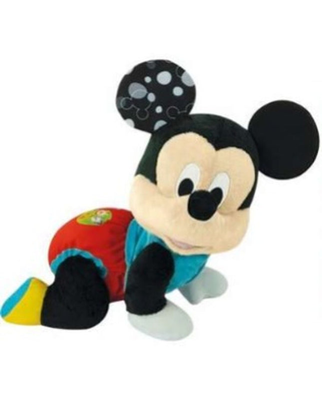 Soft Mickey Mouse plush toy from Disney, featuring classic character design and bright colors, perfect for cuddling and play.