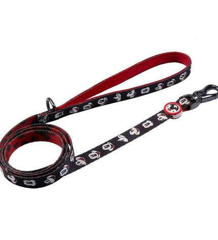 Mickey Mouse dog leash for pets, featuring a colorful design with Mickey Mouse characters, made of durable material.