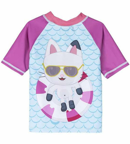 Gabby's Dollhouse bad t-shirt for sport and outdoor watersport activities, featuring colorful cartoon character design.