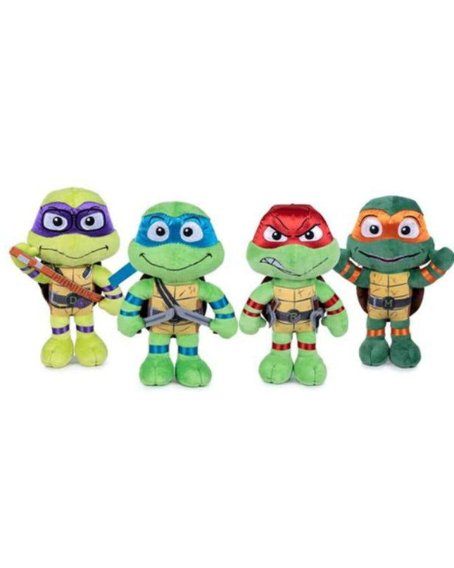 Soft Teenage Mutant Ninja Turtles plush toy, cuddly stuffed animal from the Teenage Mutant Ninja Turtles toy collection.