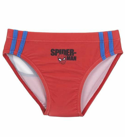 Red Spider-Man kids' swim rash guard, suitable for water sports and outdoor activities, featuring Spider-Man branding.